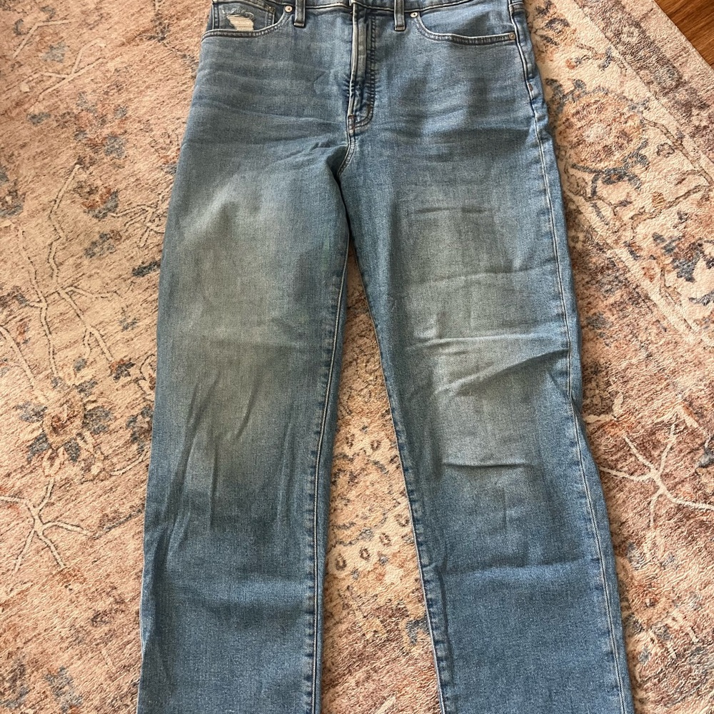 Madewell Perfect Vintage Straight Crop Jeans